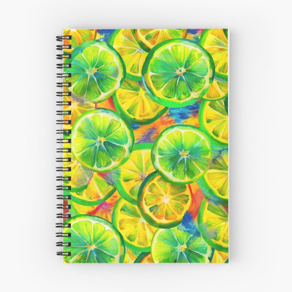Item preview, Green lime pattern, lime slices painting designed and sold by patterncrow.