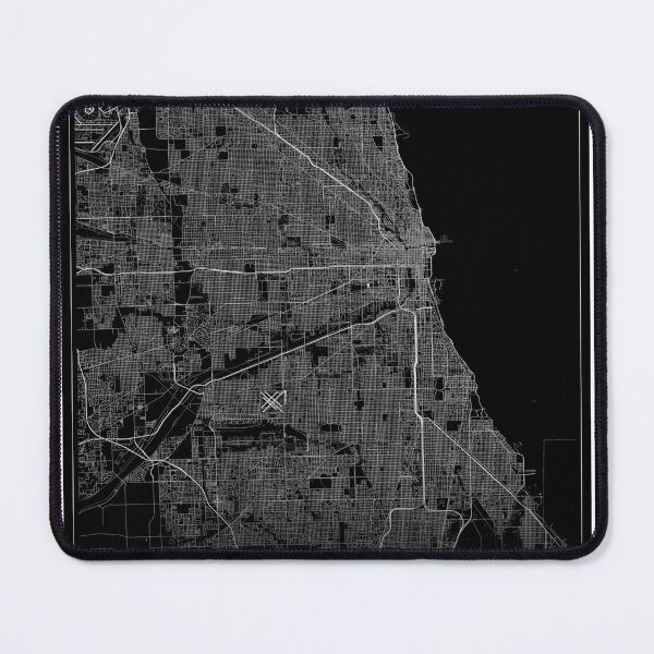 Item preview, Chicago City Map designed and sold by SHAMPAIN-ART-CO.
