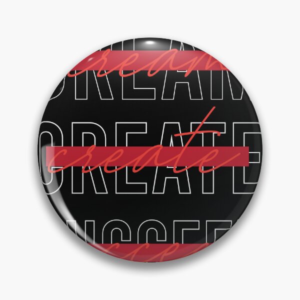 Item preview, Dream Create Succeed motivation typography designed and sold by srissdesigns.
