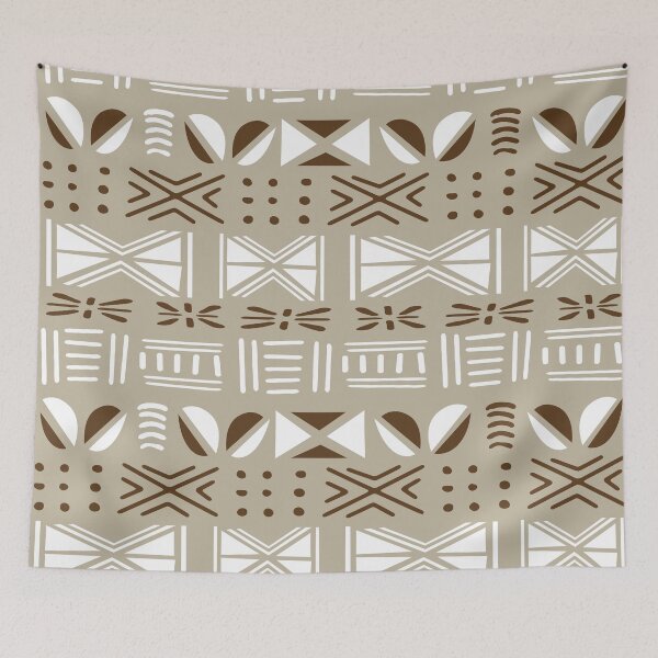 Item preview, African mud cloth Bogolan design designed and sold by Wolagno.