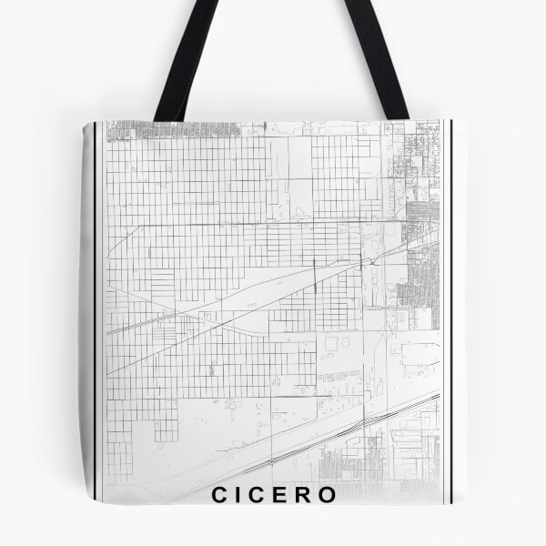 Item preview, Cicero City Map designed and sold by SHAMPAIN-ART-CO.
