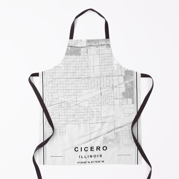 Item preview, Cicero City Map designed and sold by SHAMPAIN-ART-CO.