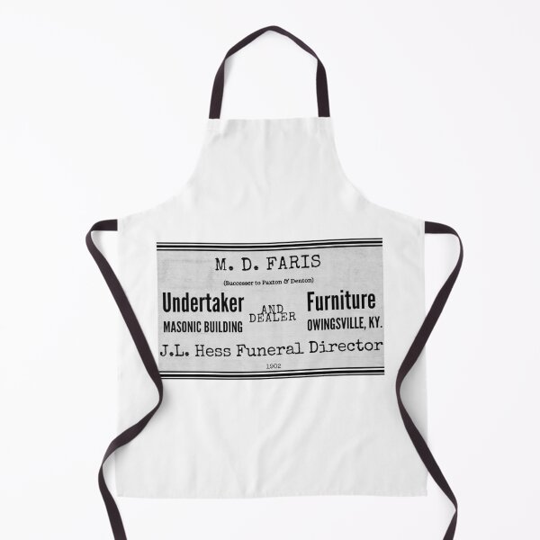 Item preview, M.D. Faris, Undertaker designed and sold by JoezPlace.