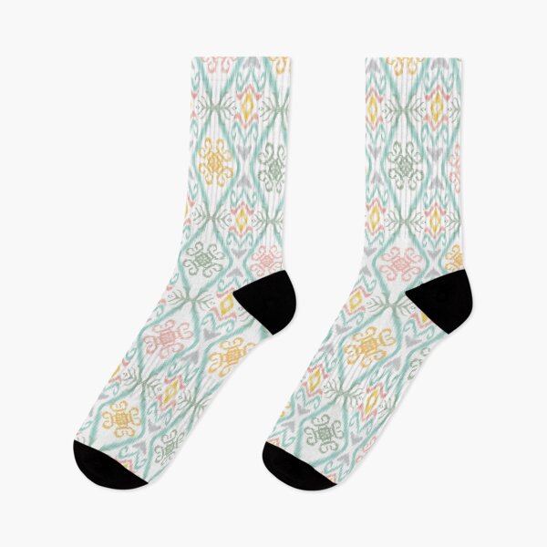 Item preview, Motif ethic handmade pastel Ikat seamless pattern designed and sold by Alynek-Design.