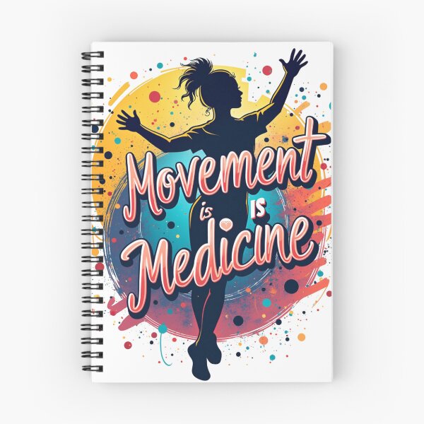 Item preview, Movement Is Medicine Funny Gift For Physiotherapists designed and sold by UniqueDuoDesign.