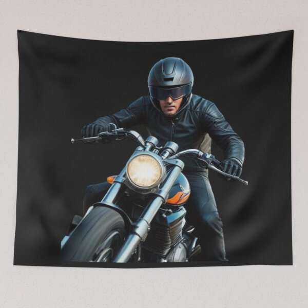 Item preview,  RIDING MOTORBIKE FAN  designed and sold by YourTrendyTees.