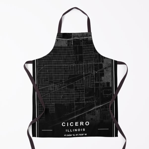 Item preview, Cicero City Map designed and sold by SHAMPAIN-ART-CO.