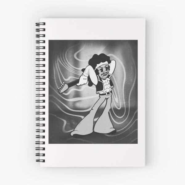 Item preview, jimy hendrix cartoon illustration designed and sold by Ratatatts.