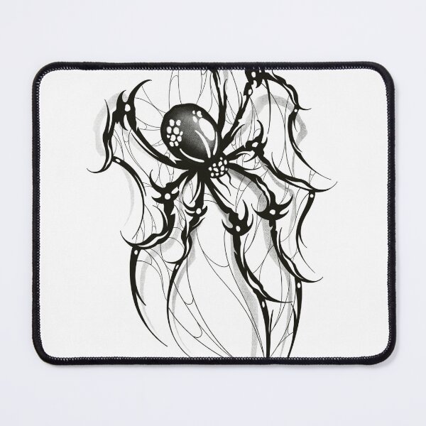 Item preview, Large dark neotribal spider designed and sold by 7Delamancha.