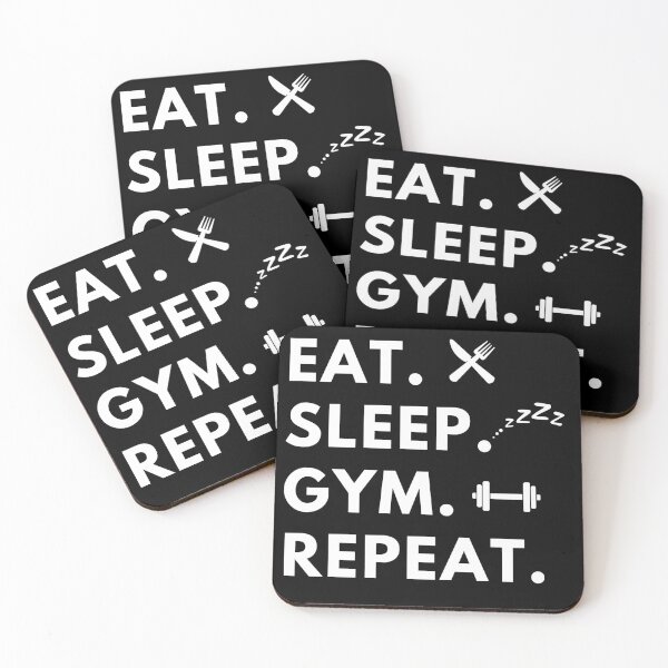Item preview, Eat. Sleep. Gym. Repeat. designed and sold by wanessacreative.