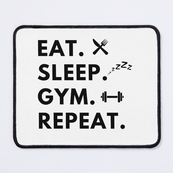 Item preview, Eat. Sleep. Gym. Repeat. designed and sold by wanessacreative.
