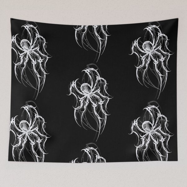 Item preview, Large dark white spider designed and sold by 7Delamancha.