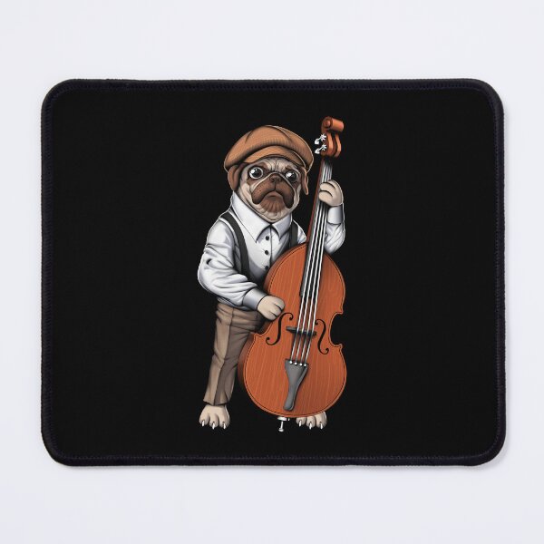 Item preview, Pug Double Bass Player designed and sold by underheaven.
