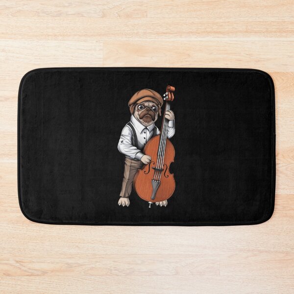 Item preview, Pug Double Bass Player designed and sold by underheaven.