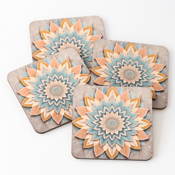 Artikelvorschau, Strukturiertes Boho-Mandala-Muster entworfen und verkauft von BirdsnStuff.