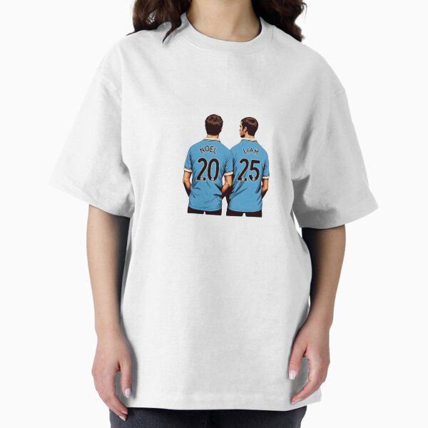 Item preview, Oasis Brothers in Manchester City Kit designed and sold by The Globe Fund.