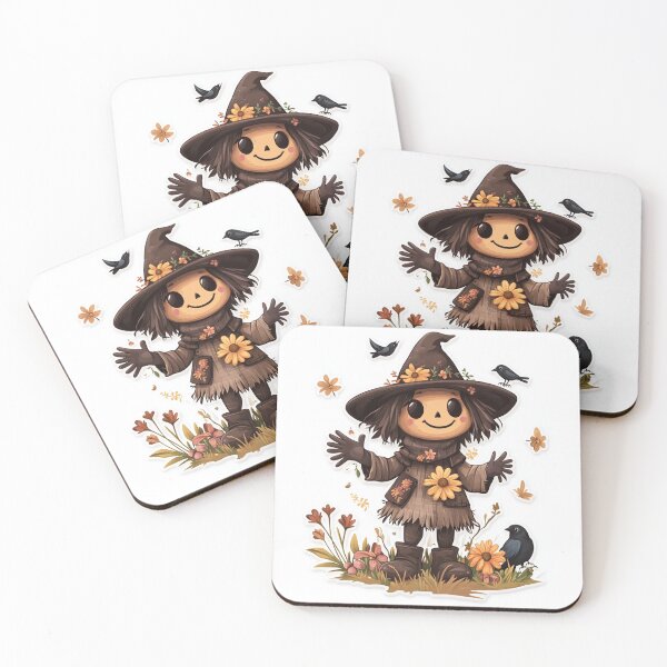 Item preview, Friendly Scarecrow-Scarecrow Welcoming Crows designed and sold by Creet-Design.
