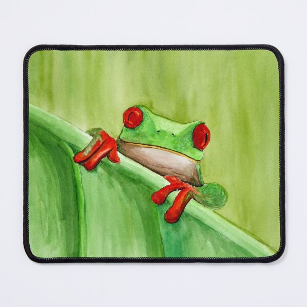 Item preview, Green and red frog designed and sold by Zamen.