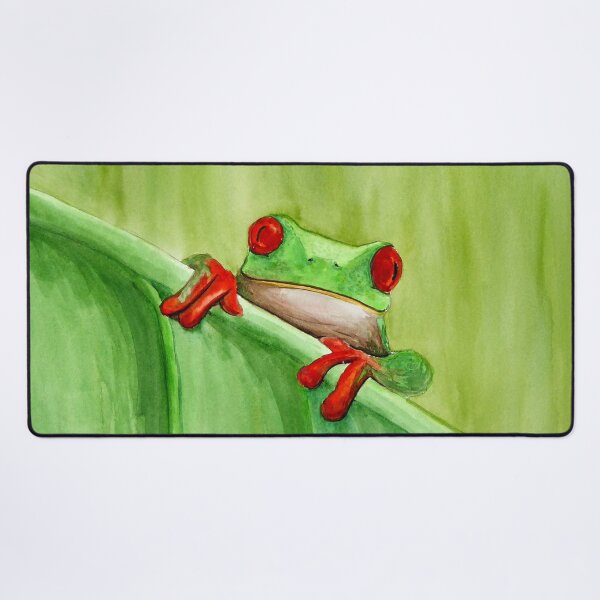 Item preview, Green and red frog designed and sold by Zamen.