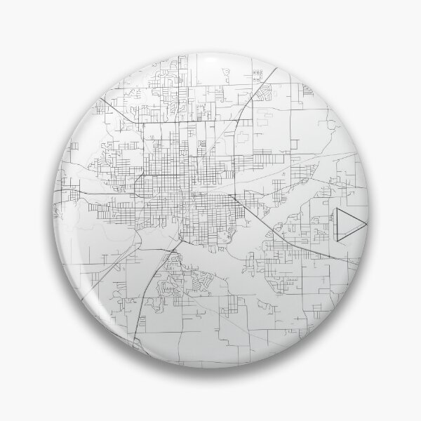 Item preview, Decatur City Map designed and sold by SHAMPAIN-ART-CO.