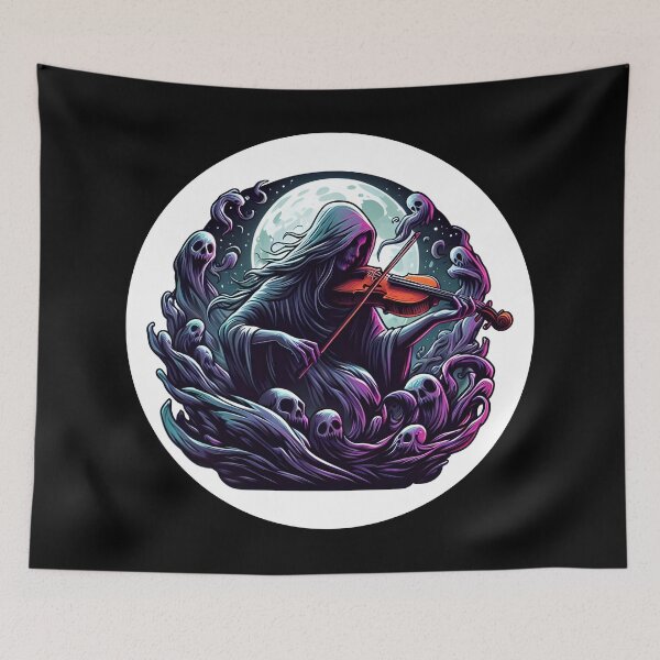 Item preview, Moonlit Spectral Musician: A Ghostly Serenade for the Lost designed and sold by Mechanical-Artt.