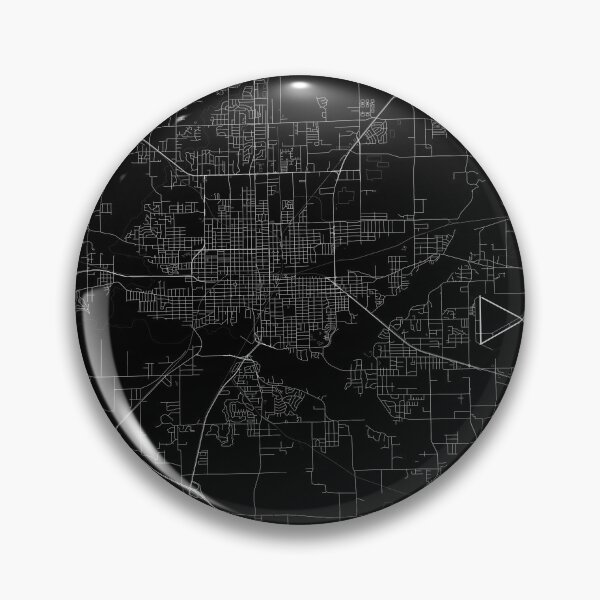 Item preview, Decatur City Map designed and sold by SHAMPAIN-ART-CO.