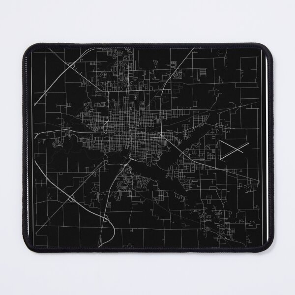 Item preview, Decatur City Map designed and sold by SHAMPAIN-ART-CO.