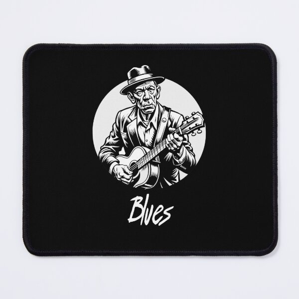 Item preview, Bluesman - Black and white designed and sold by Playa Angel.