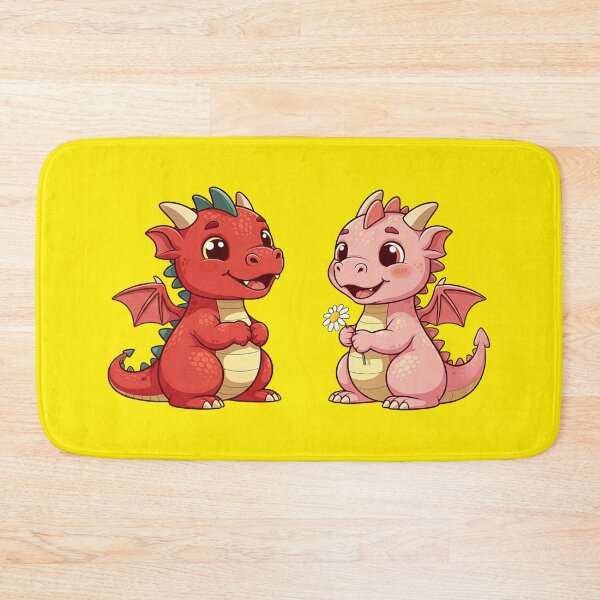 Item preview, Adorable Baby Dragons Become Friends | Yellow designed and sold by PinkGoddessLove.