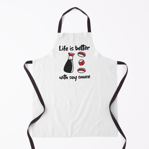 Item preview, Life is Better with Soy Sauce - Japanese Food designed and sold by Circle-Cats.