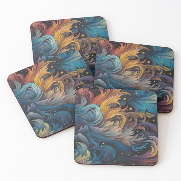 Item preview, Blue and Yellow Cosmic Radiance designed and sold by BirdsnStuff.