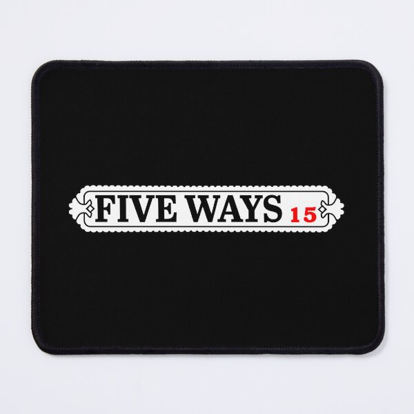 Item preview, Retro Five Ways Birmingham Street Sign Design designed and sold by retrobrum.