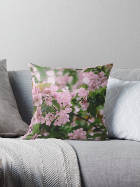 In the Branches we look for Pink Throw Pillow