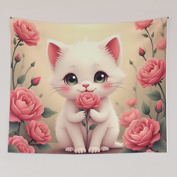 Item preview, Cute Kitty  Peony designed and sold by SoniaSarkali.