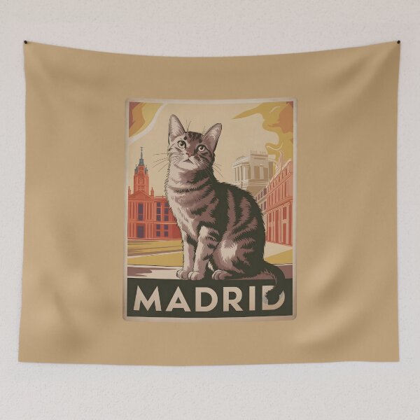 Item preview, Cat in Madrid designed and sold by kitty-kingdom.