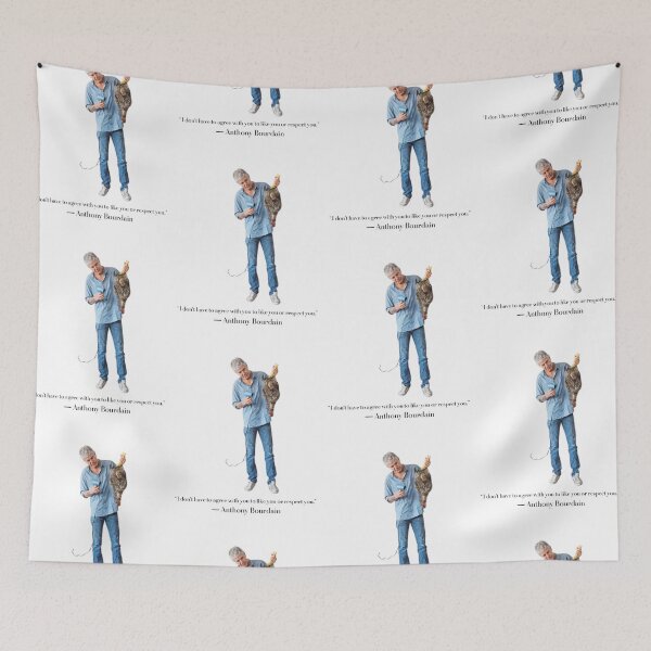 Item preview, Anthony Bourdain and the chicken designed and sold by Soccer4ja9.