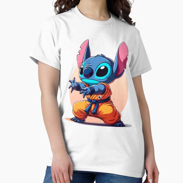 Item preview, Stitch Cosplaying as Goku Sticker designed and sold by reaugusto.