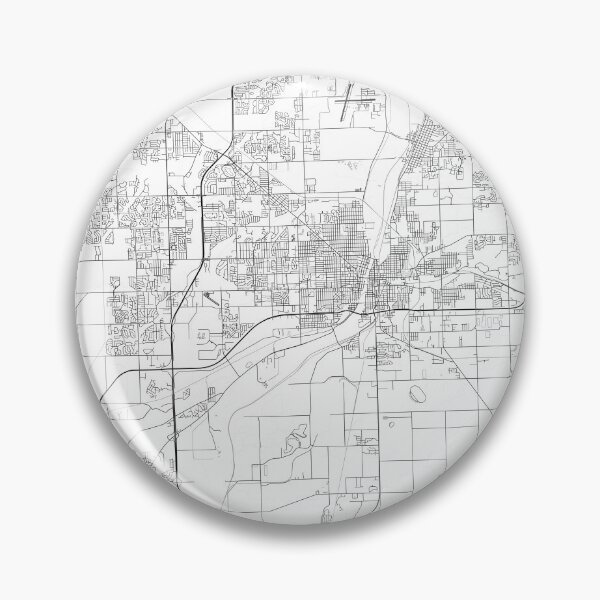 Item preview, Joliet City Map designed and sold by SHAMPAIN-ART-CO.