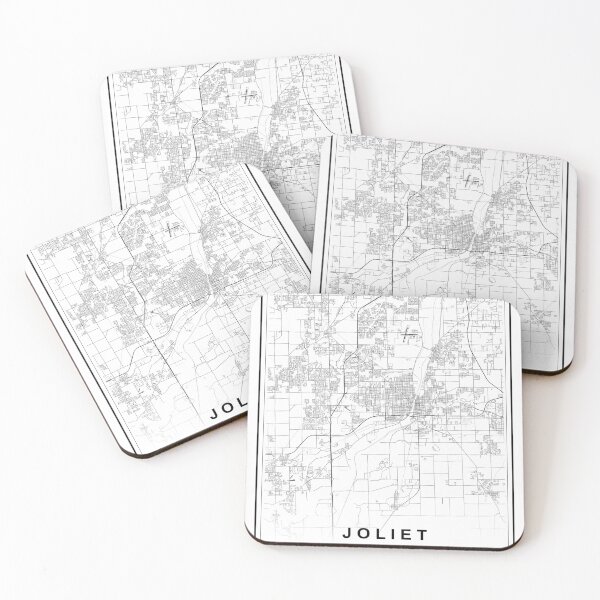 Item preview, Joliet City Map designed and sold by SHAMPAIN-ART-CO.