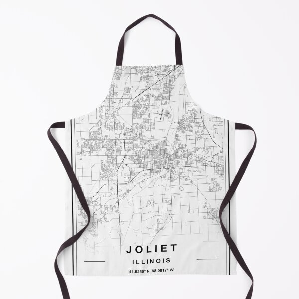 Item preview, Joliet City Map designed and sold by SHAMPAIN-ART-CO.