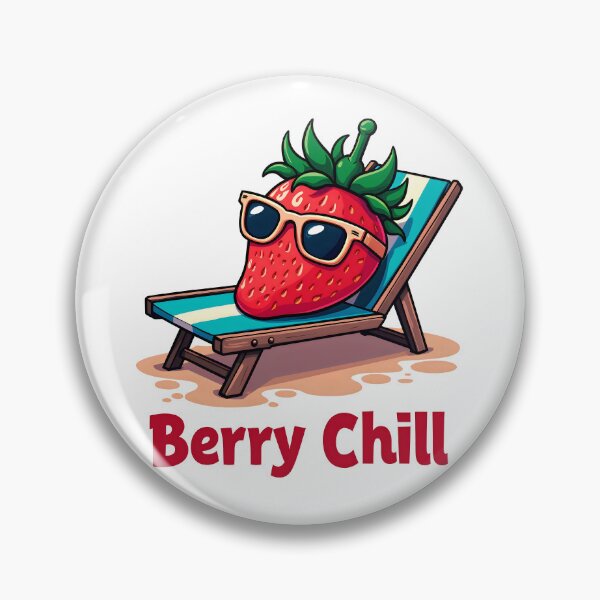 Item preview, Berry Chill: ambiente relajado de playa y fresas para el verano designed and sold by CinEmmaDesign.
