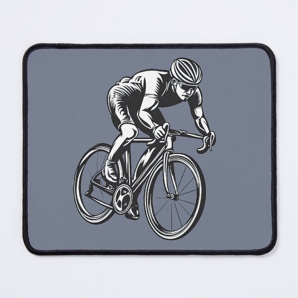 Item preview, Male Cyclist on a Road Bike designed and sold by MaryFiore.