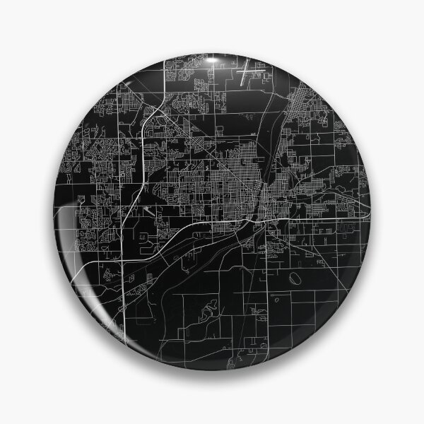 Item preview, Joliet City Map designed and sold by SHAMPAIN-ART-CO.