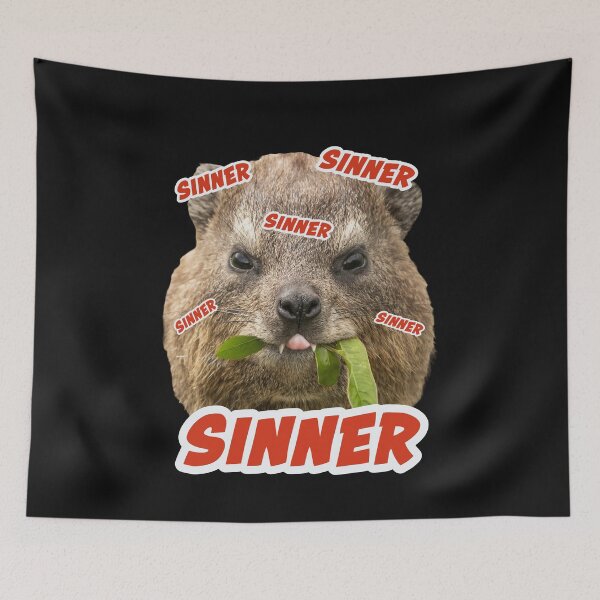 Item preview, Rock Hyrax Is A Sinner designed and sold by mrhyrax.