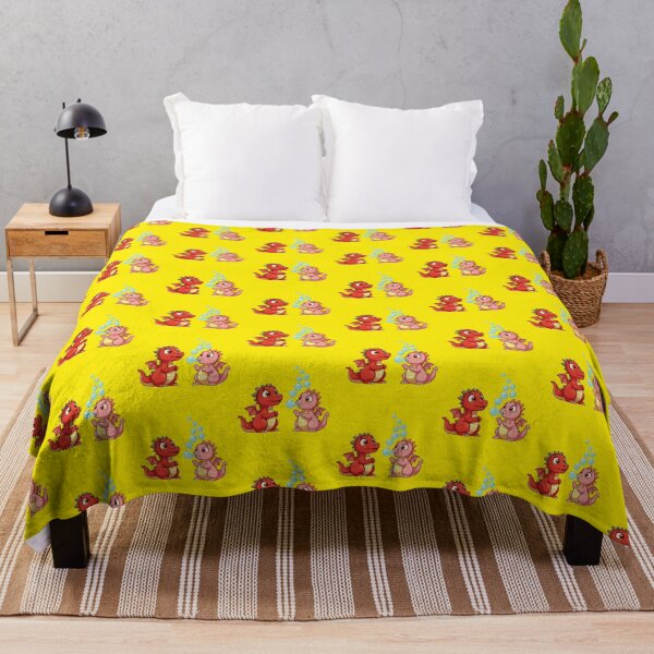 Item preview, Happy Baby Dragons Blowing Bubbles | Yellow designed and sold by PinkGoddessLove.