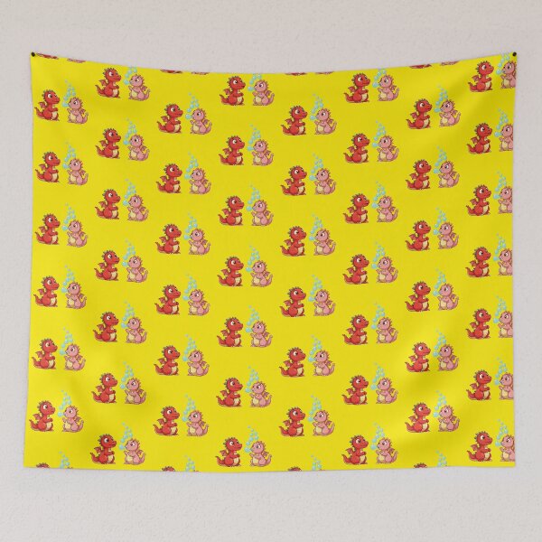 Item preview, Happy Baby Dragons Blowing Bubbles | Yellow designed and sold by PinkGoddessLove.