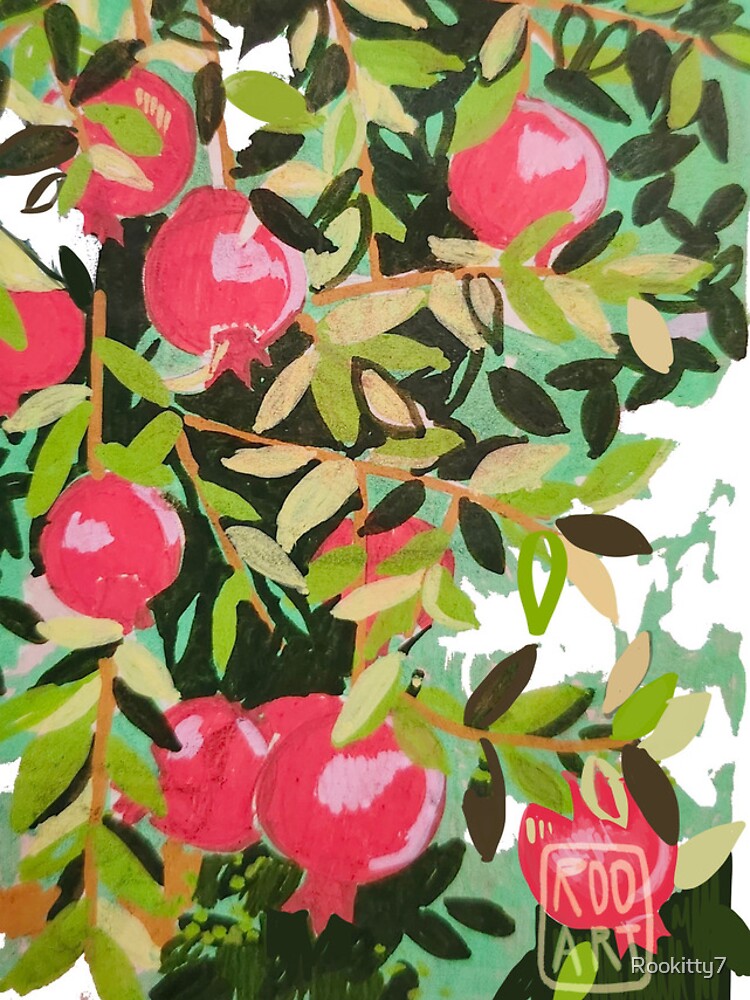 Thumbnail 4 of 4, iPhone Case, Pomegranates designed and sold by Rookitty7.