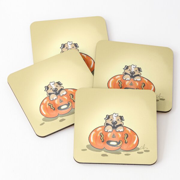 Item preview, Puppy In A Pumpkin designed and sold by TheRetroE.