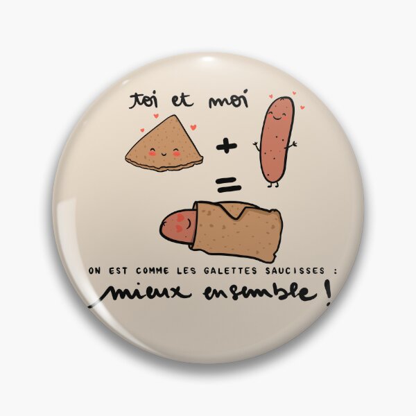 Item preview, you and me are like sausage patties: better together designed and sold by Oh  gast !.