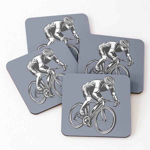 Item preview, Male Cyclist on a Road Bike designed and sold by MaryFiore.